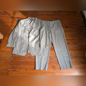 Ralph Lauren for Dillards 2pc mens gray wool suit 48L